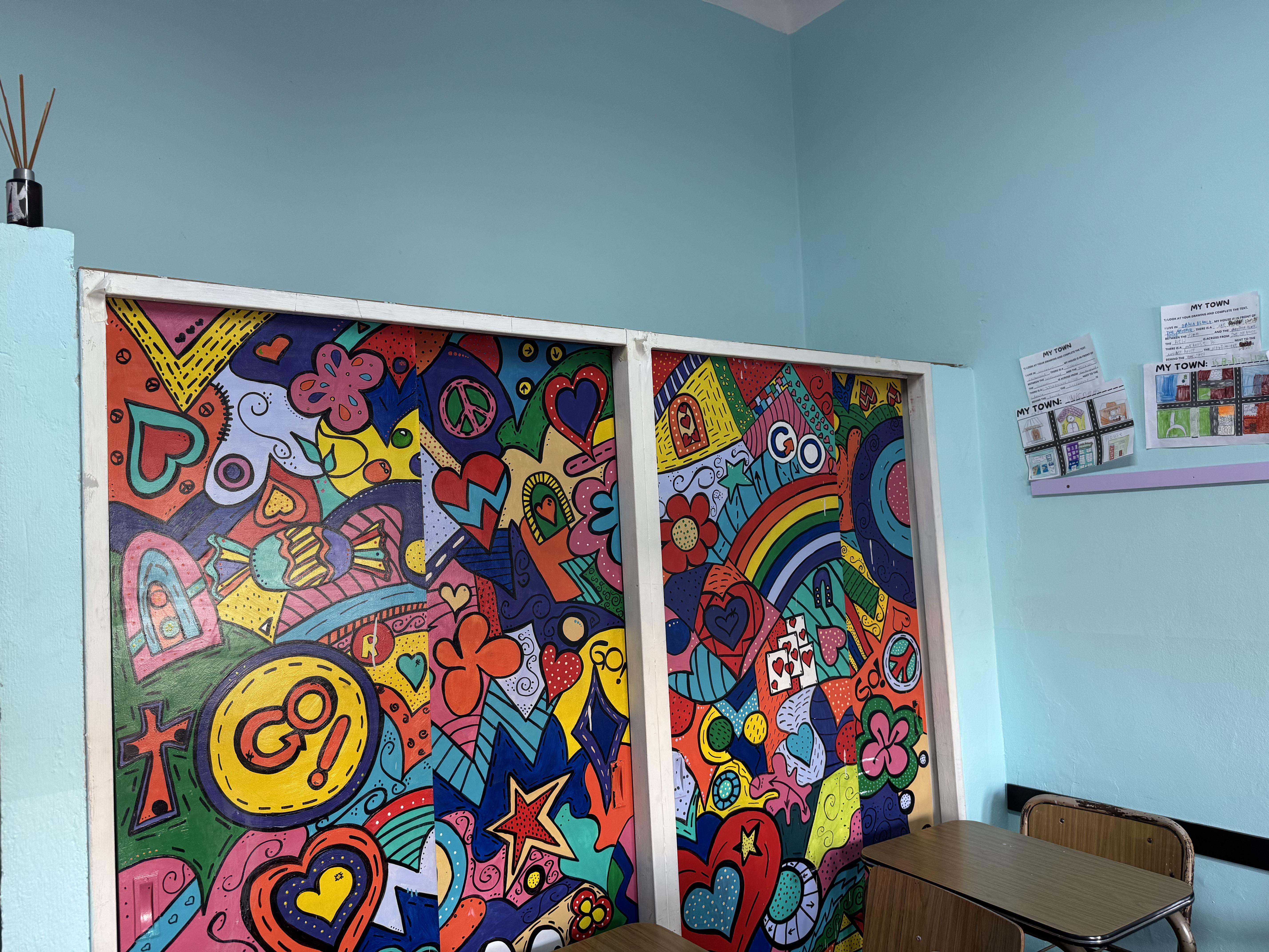Pared del Instituto GO!
